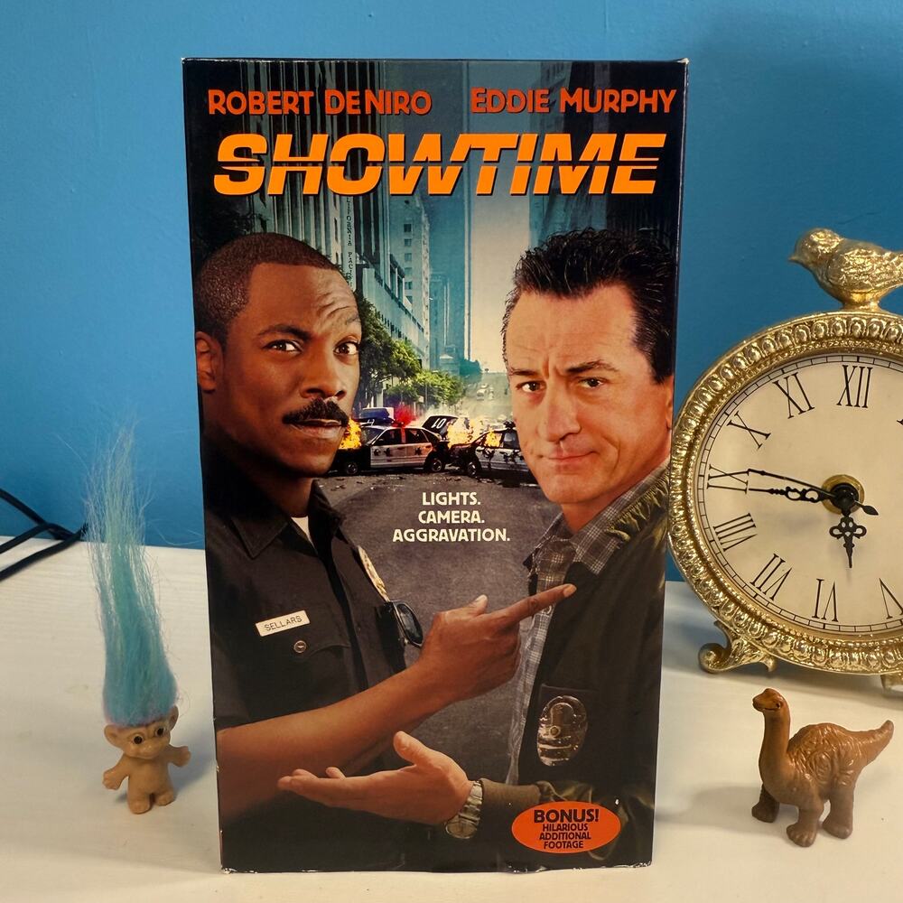 Showtime 2002 VHS Robert De Niro Eddie Murphy Action Comedy Movie